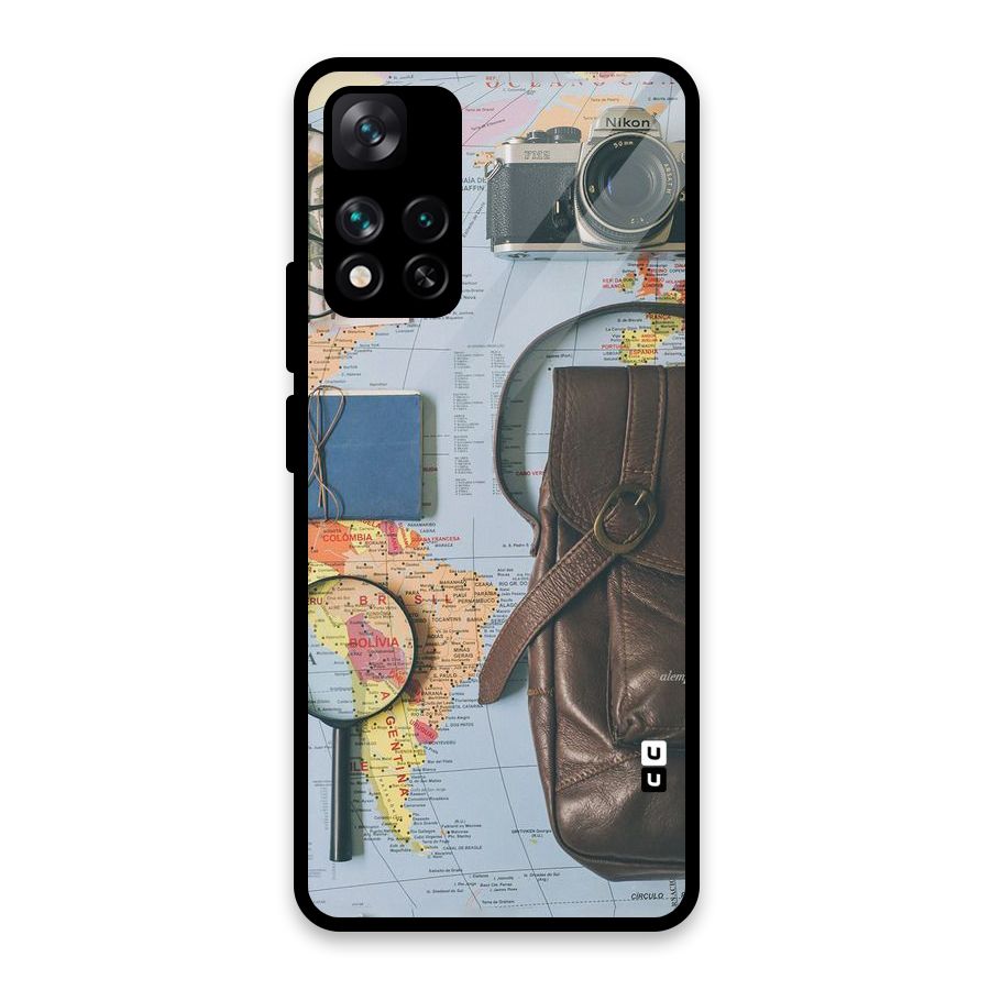 Travel Requisites Glass Back Case for Xiaomi 11i HyperCharge 5G