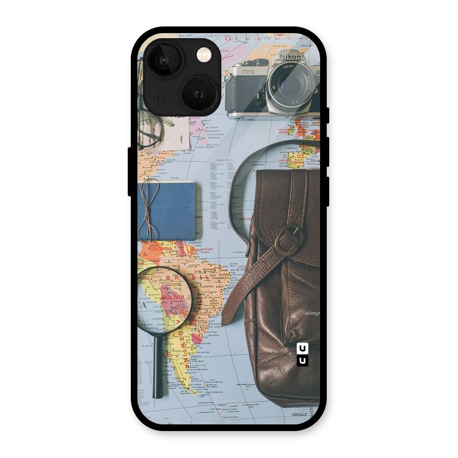 Travel Requisites Glass Back Case for iPhone 13