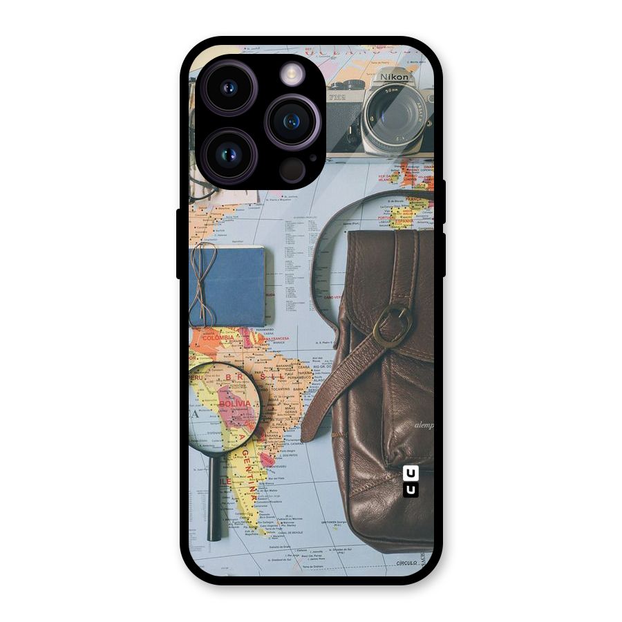 Travel Requisites Glass Back Case for iPhone 14 Pro Max