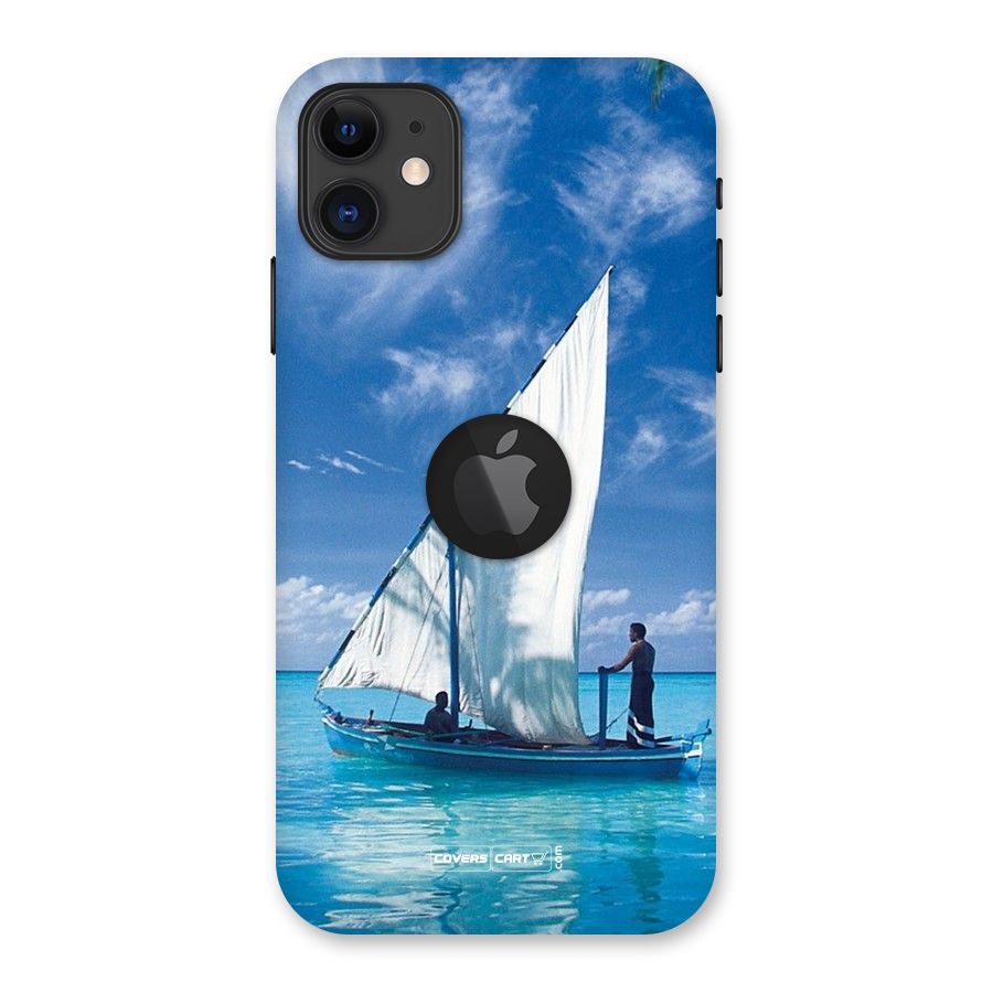 Travel Ship Back Case for iPhone 11 Logo Cut