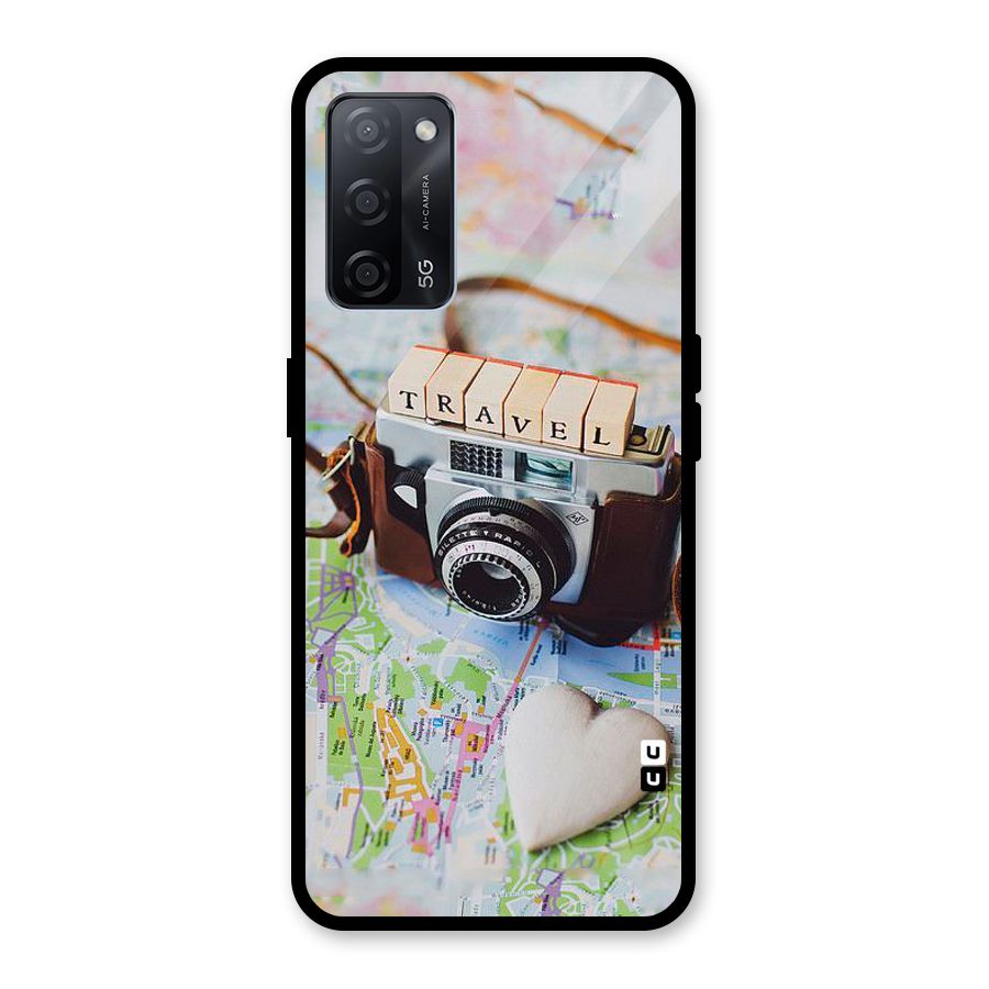 Travel Snapshot Glass Back Case for Oppo A53s 5G