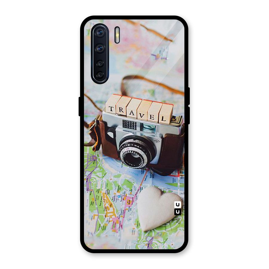 Travel Snapshot Glass Back Case for Oppo F15
