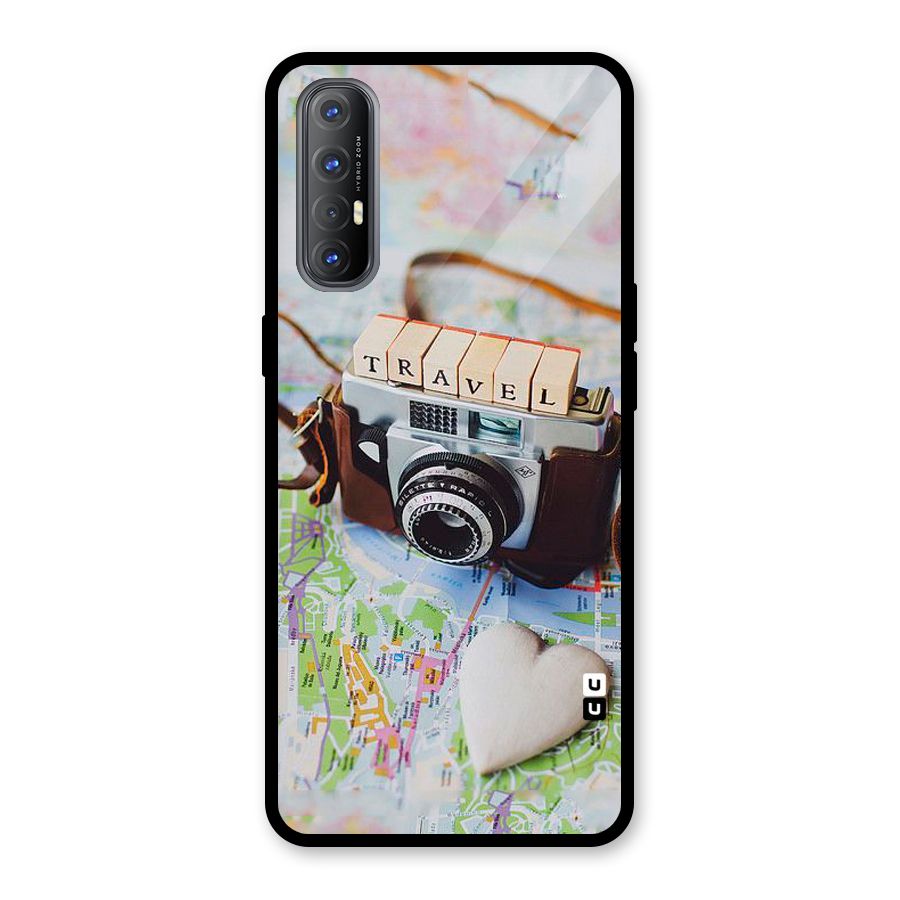 Travel Snapshot Glass Back Case for Oppo Reno3 Pro