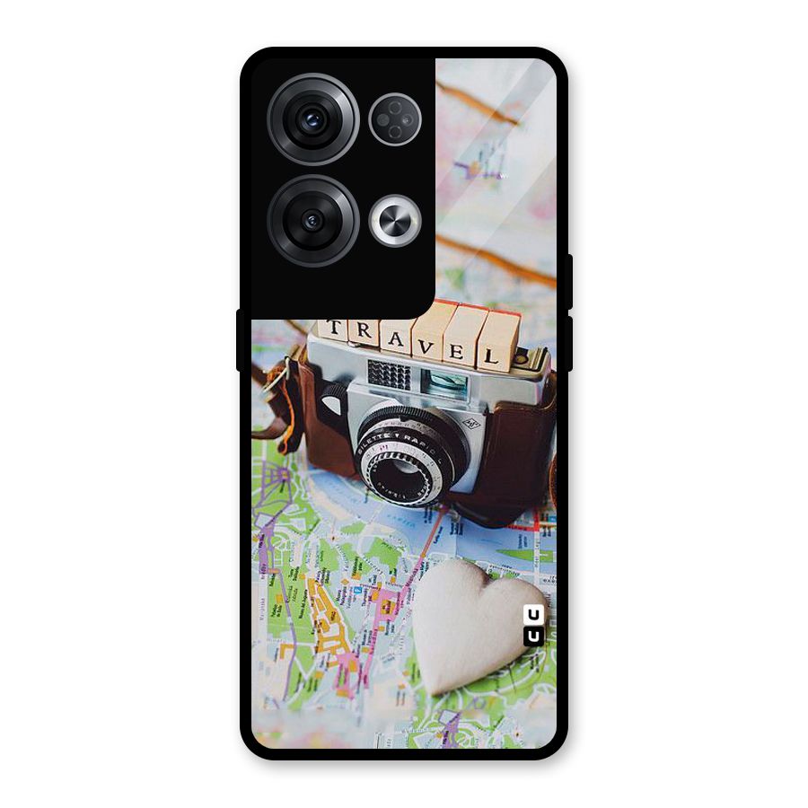 Travel Snapshot Glass Back Case for Oppo Reno8 Pro 5G