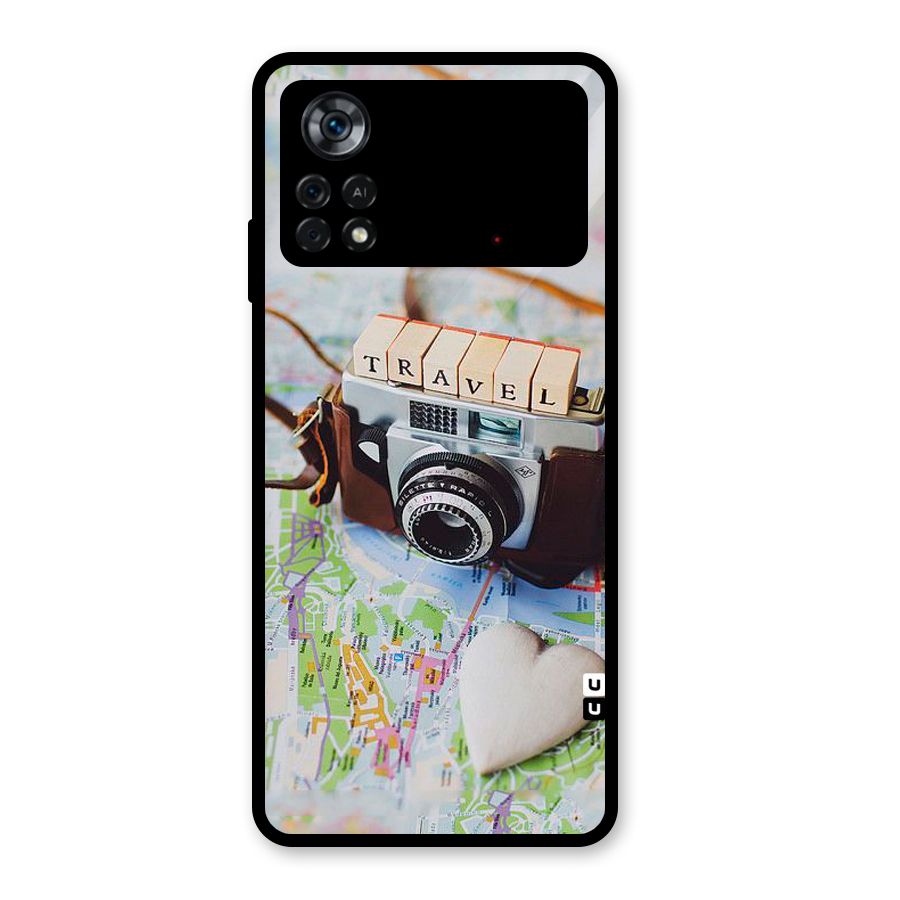 Travel Snapshot Glass Back Case for Poco X4 Pro 5G