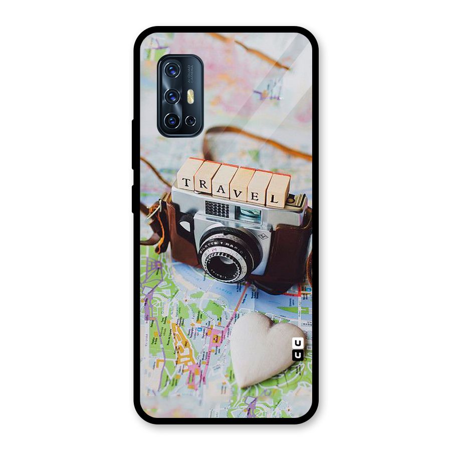 Travel Snapshot Glass Back Case for Vivo V17