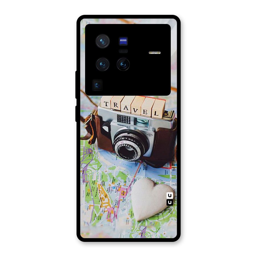 Travel Snapshot Glass Back Case for Vivo X80 Pro