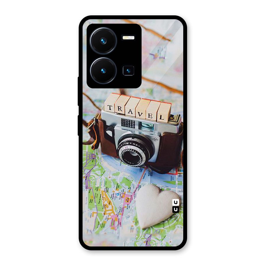 Travel Snapshot Glass Back Case for Vivo Y35