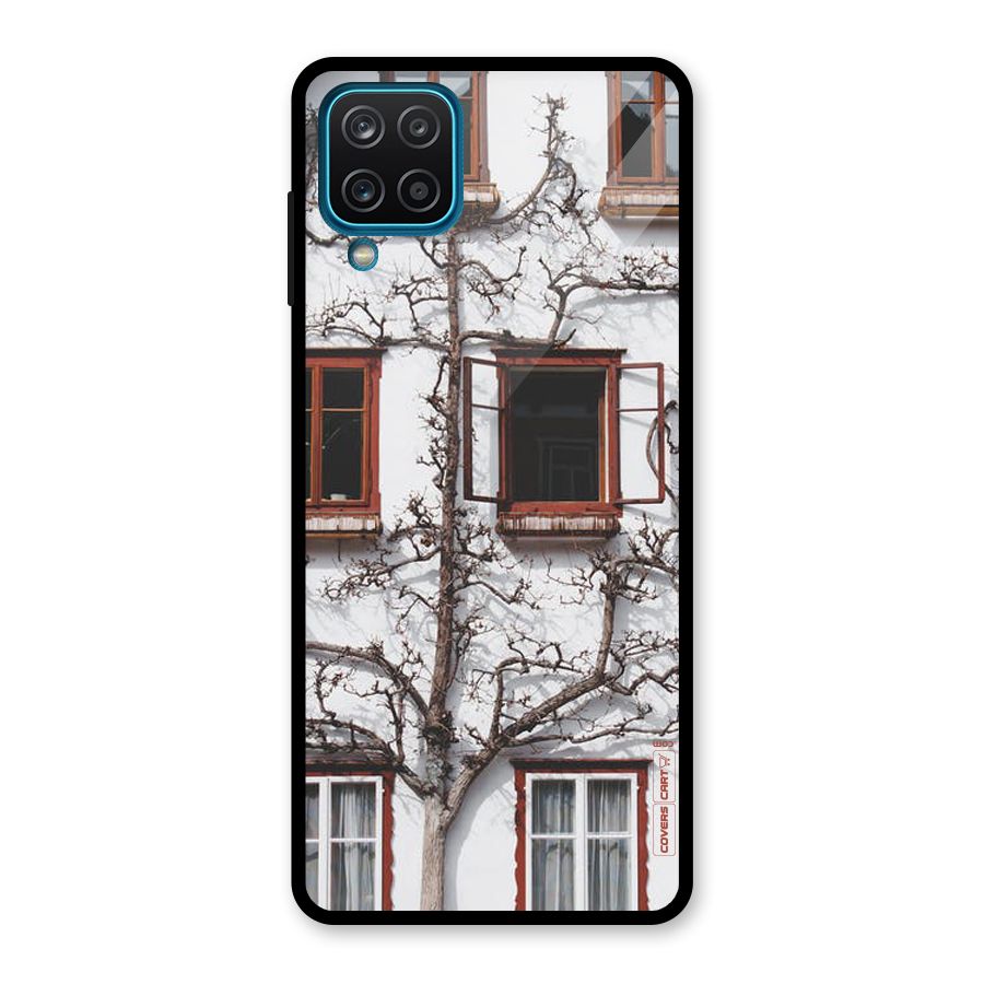 Tree House Glass Back Case for Galaxy A12
