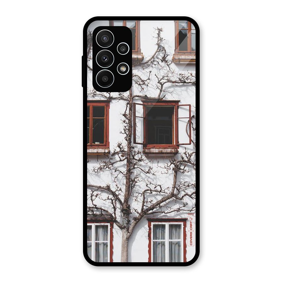 Tree House Glass Back Case for Galaxy A23
