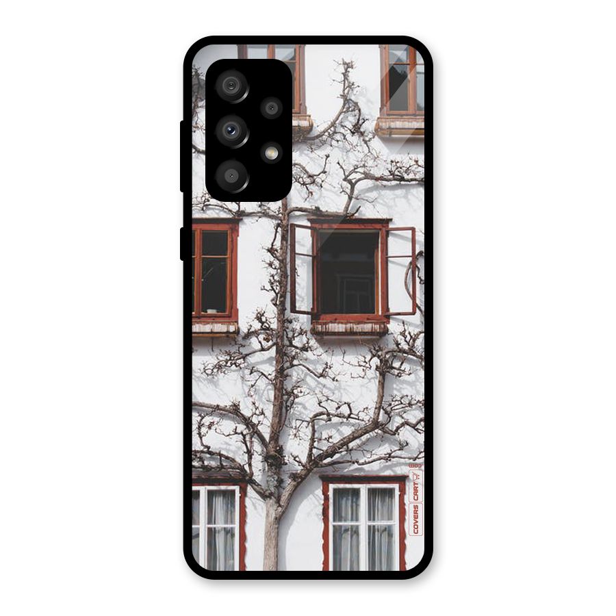 Tree House Glass Back Case for Galaxy A32