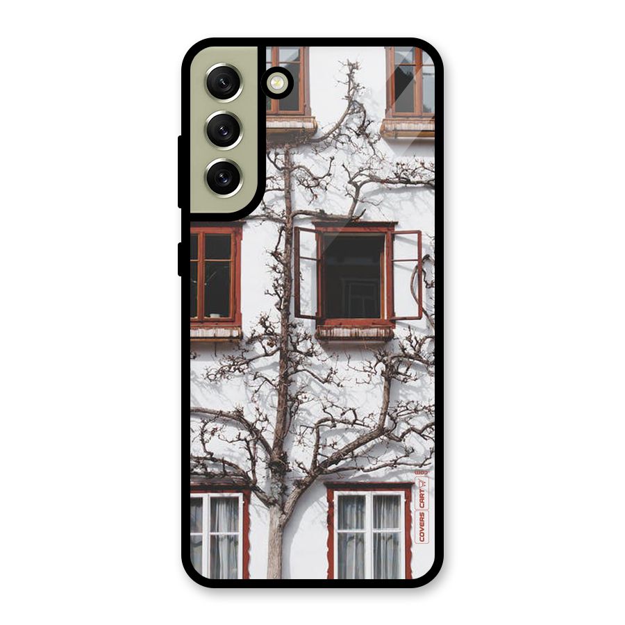 Tree House Glass Back Case for Galaxy S21 FE 5G