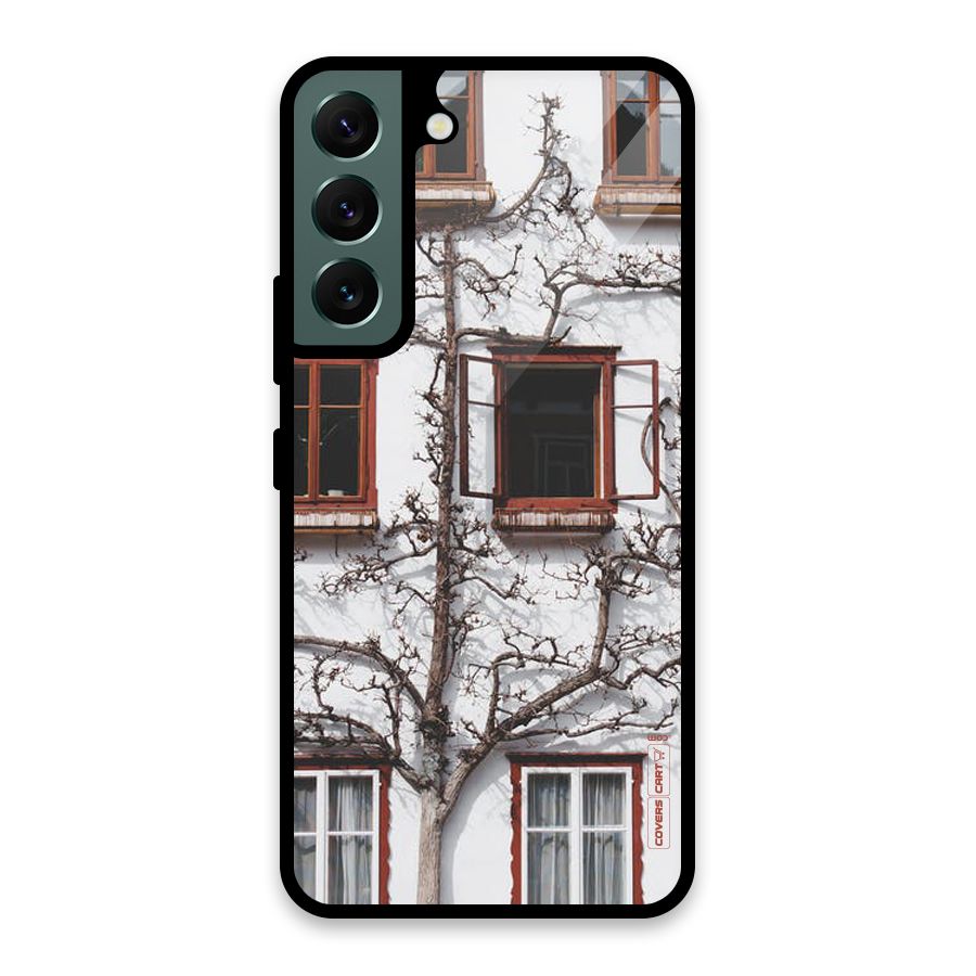 Tree House Glass Back Case for Galaxy S22 5G