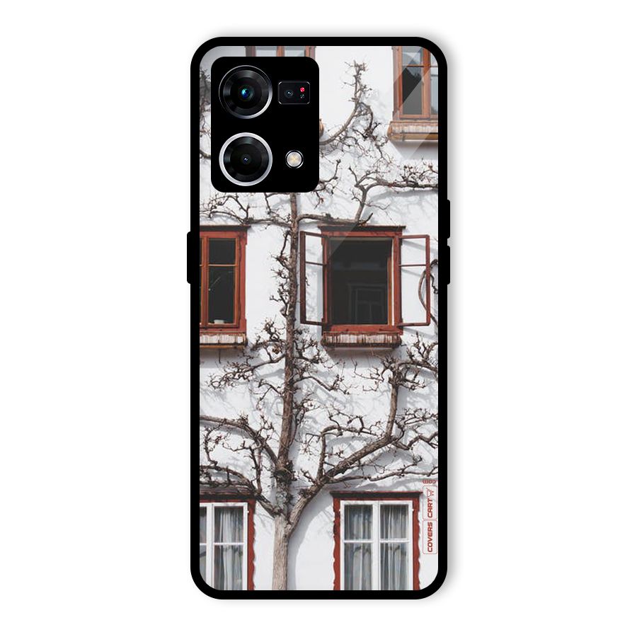 Tree House Glass Back Case for Oppo F21 Pro 5G