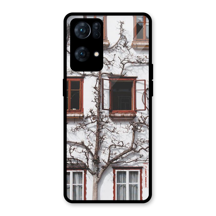 Tree House Glass Back Case for Oppo Reno7 Pro 5G