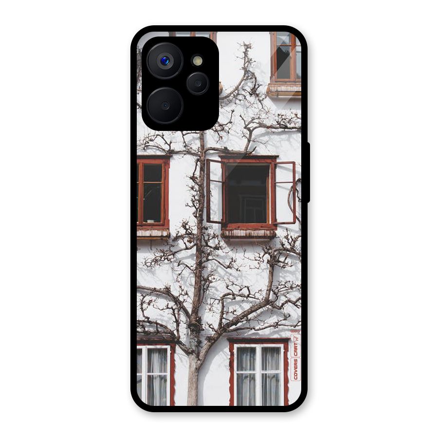 Tree House Glass Back Case for Realme 9i 5G