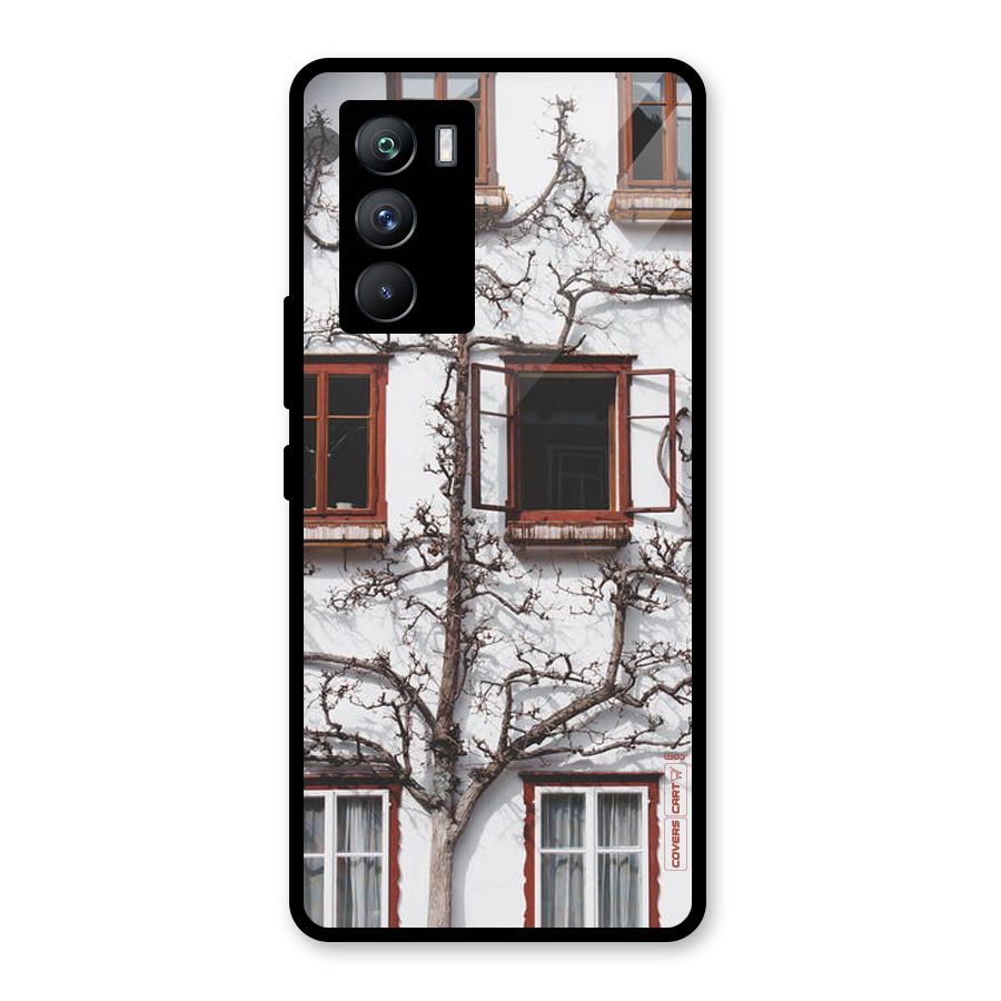 Tree House Glass Back Case for Vivo iQOO 9 SE