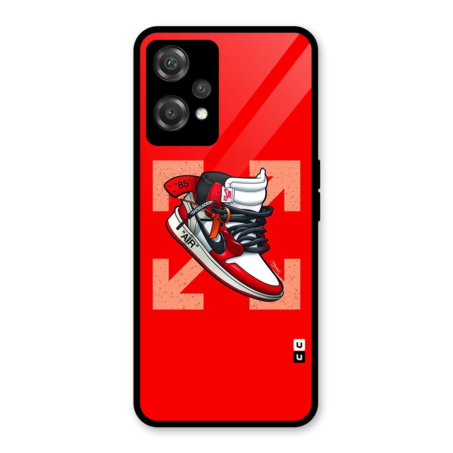 Trendy Air Shoes Glass Back Case for OnePlus Nord CE 2 Lite 5G