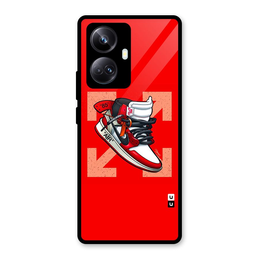 Trendy Air Shoes Glass Back Case for Realme 10 Pro Plus