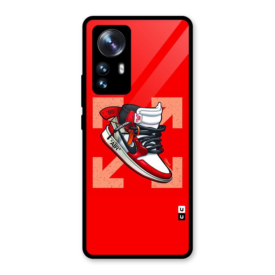 Trendy Air Shoes Glass Back Case for Xiaomi 12 Pro