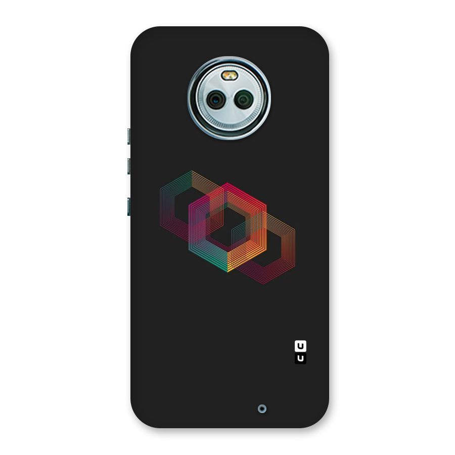 Tri-hexa Colours Back Case for Moto X4