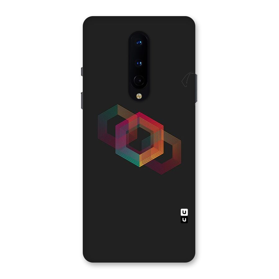 Tri-hexa Colours Back Case for OnePlus 8