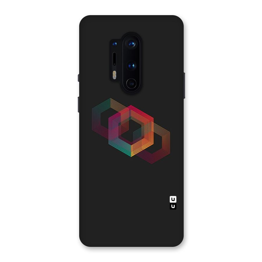 Tri-hexa Colours Back Case for OnePlus 8 Pro