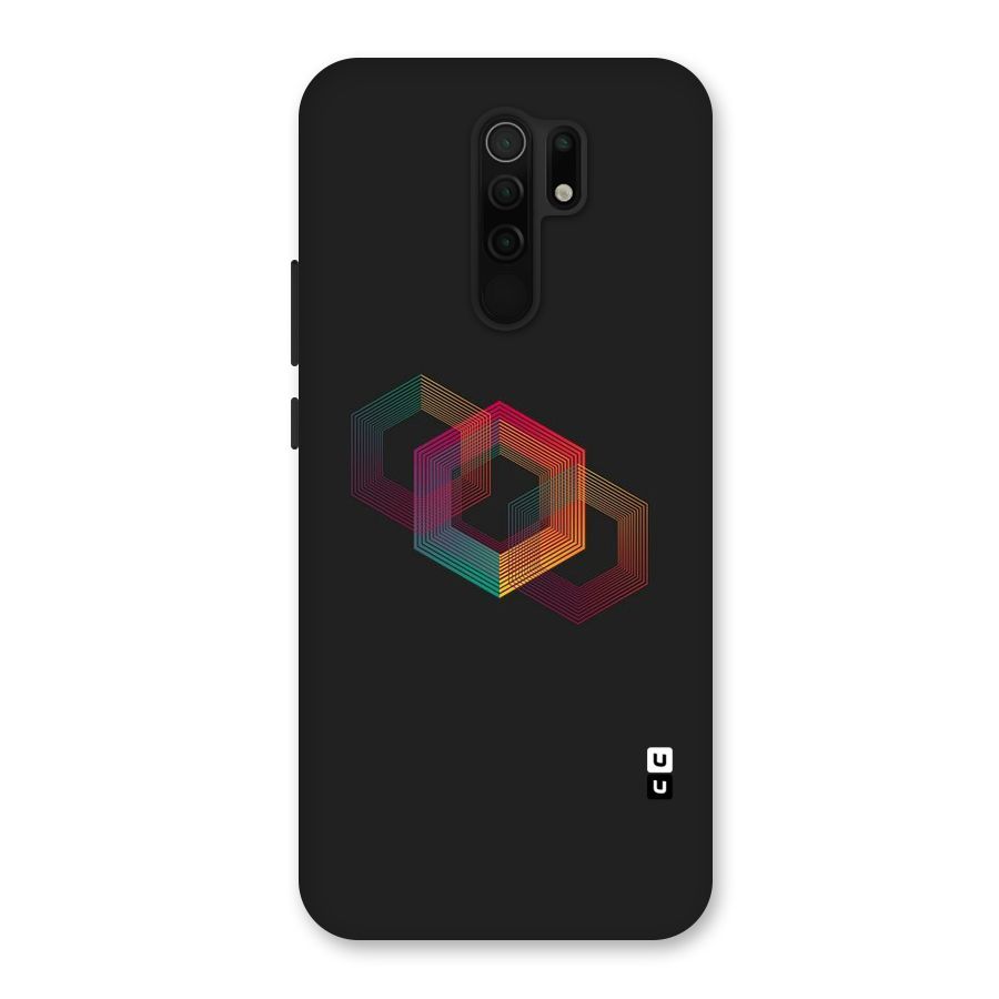 Tri-hexa Colours Back Case for Poco M2