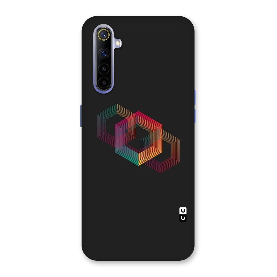 Tri-hexa Colours Back Case for Realme 6i