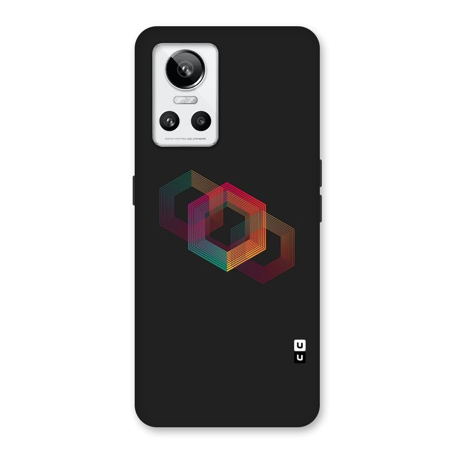 Tri-hexa Colours Back Case for Realme GT Neo 3
