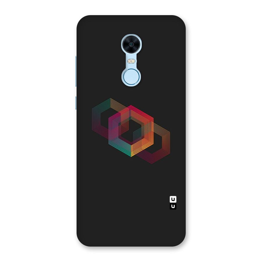 Tri-hexa Colours Back Case for Redmi Note 5