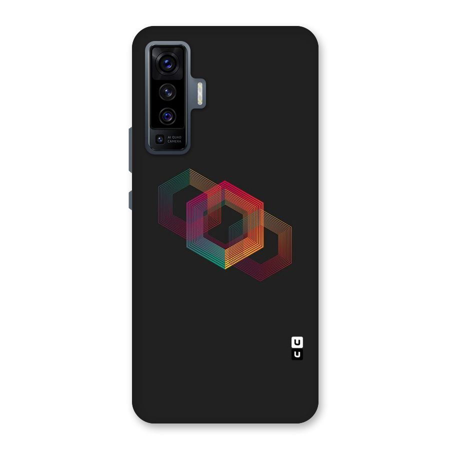 Tri-hexa Colours Back Case for Vivo X50