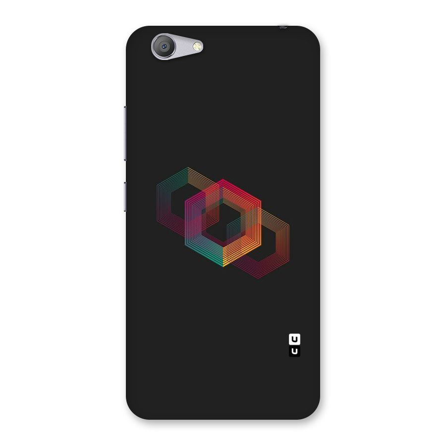 Tri-hexa Colours Back Case for Vivo Y53