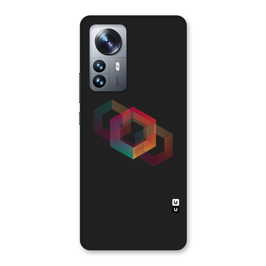 Tri-hexa Colours Back Case for Xiaomi 12 Pro