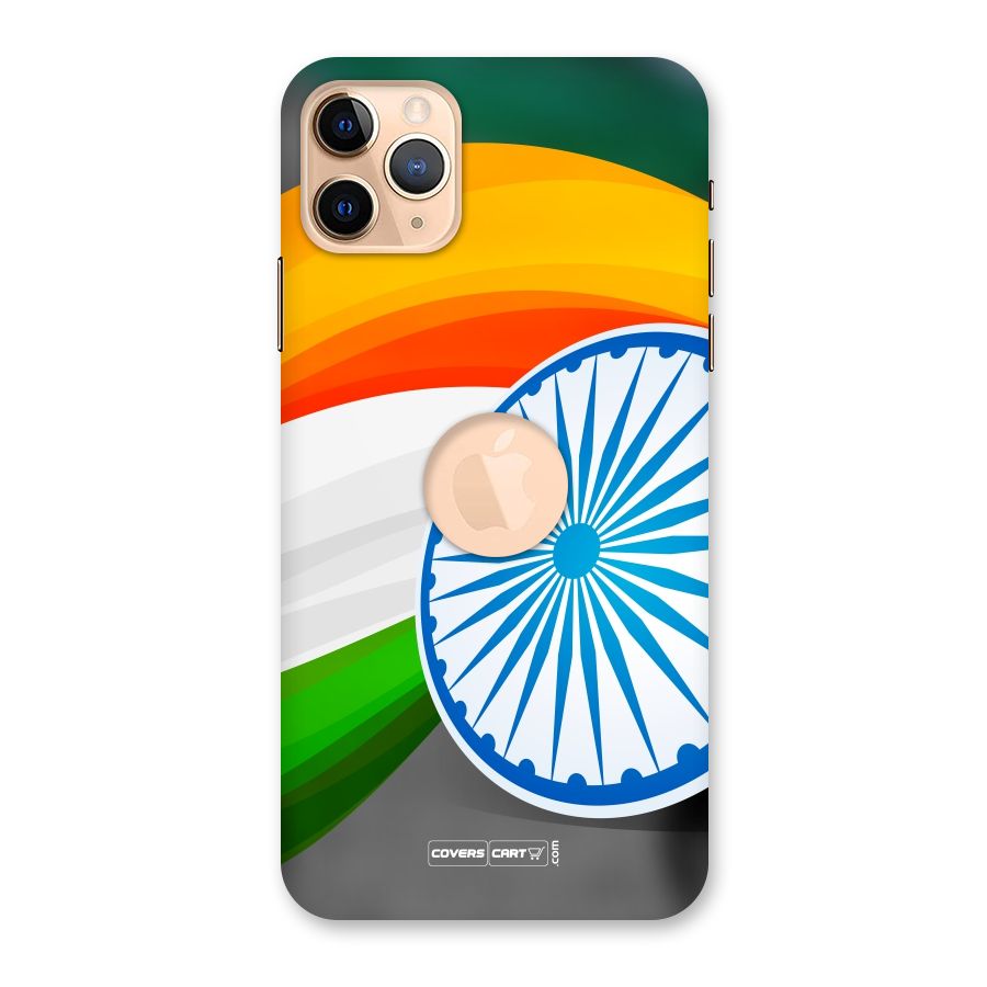 Tri Color Back Case for iPhone 11 Pro Max Logo Cut