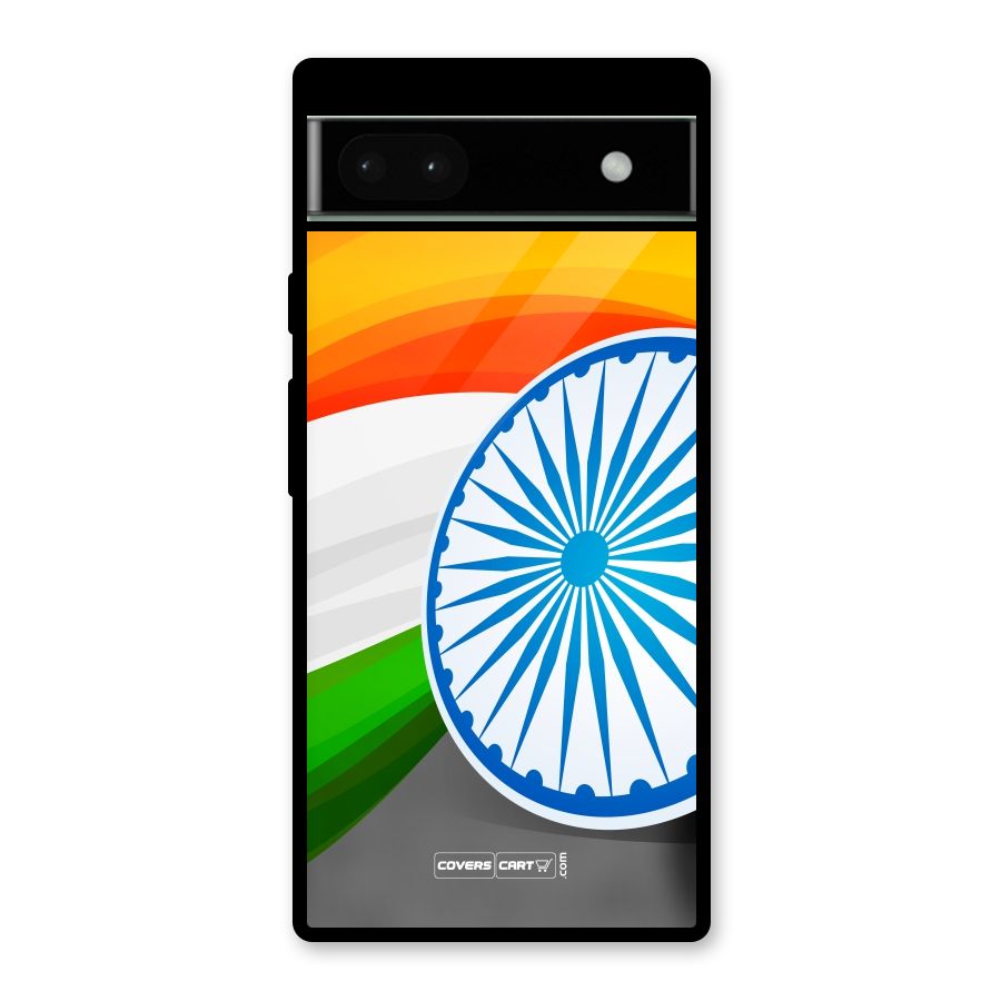 Tri Color Glass Back Case for Google Pixel 6a