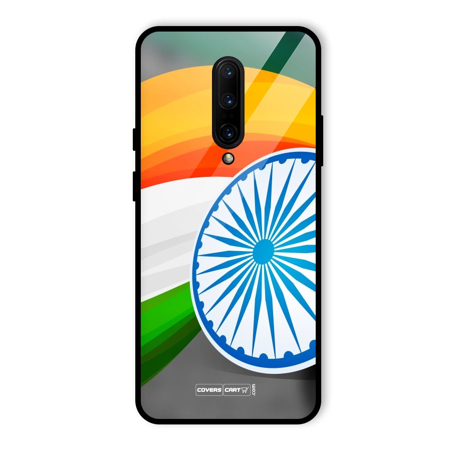 Tri Color Glass Back Case for OnePlus 7 Pro