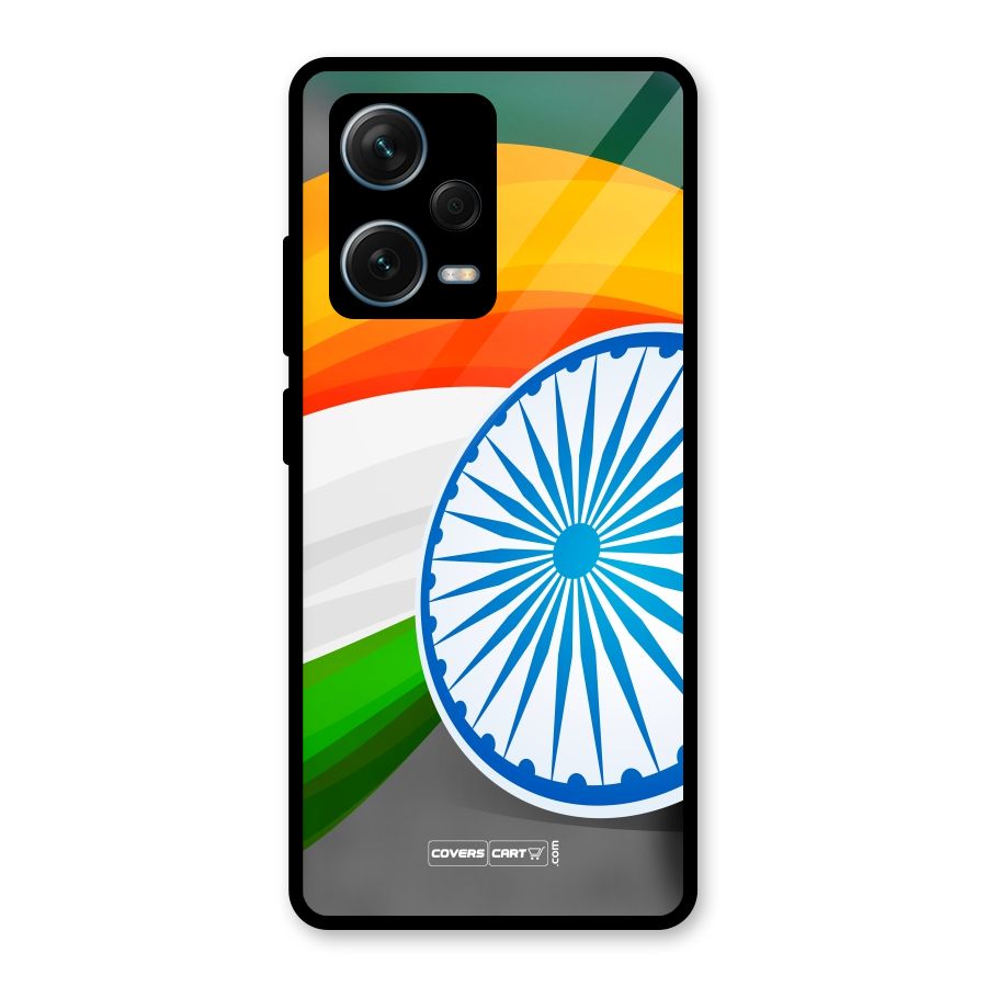 Tri Color Glass Back Case for Redmi Note 12 Pro Plus 5G