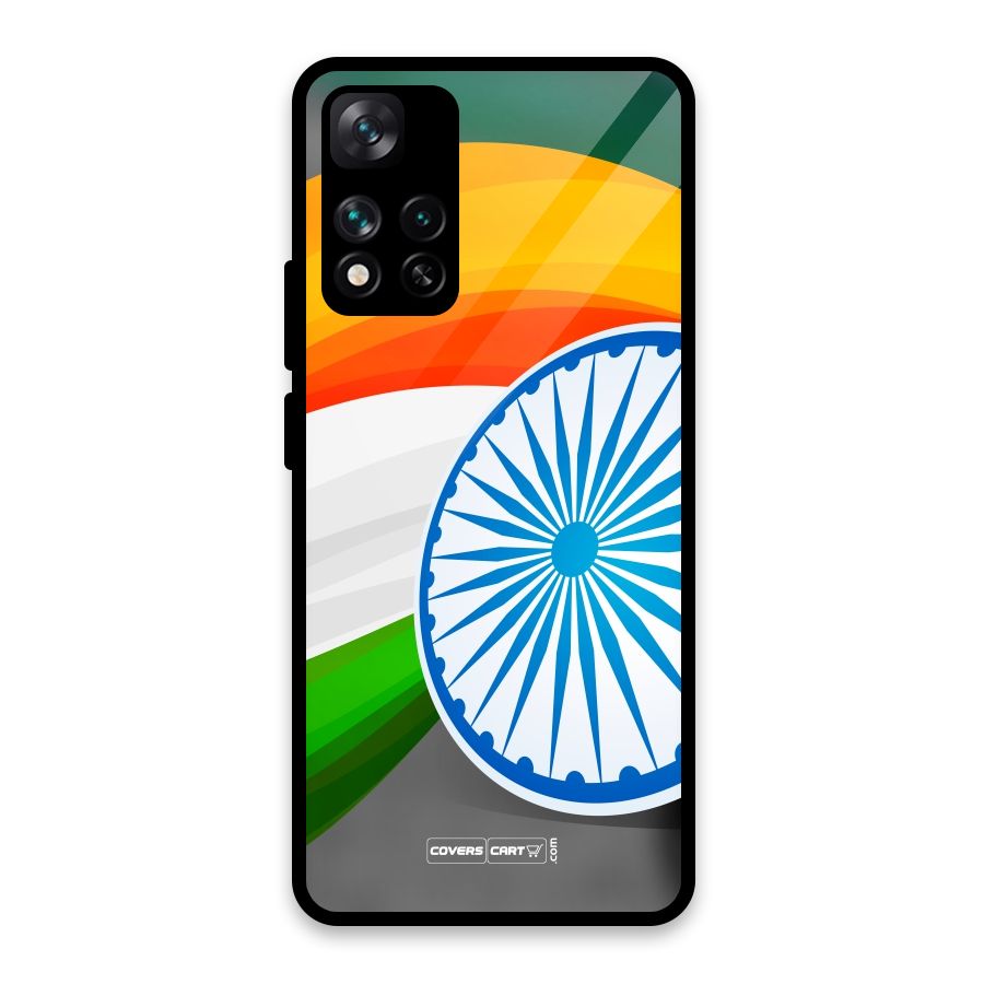 Tri Color Glass Back Case for Xiaomi 11i HyperCharge 5G
