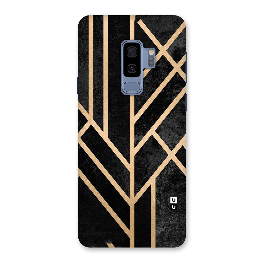 Tri Lines Gold Back Case for Galaxy S9 Plus