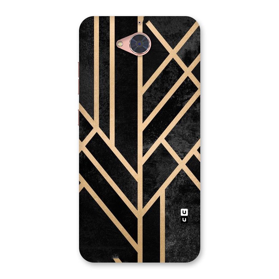 Tri Lines Gold Back Case for Gionee S6 Pro