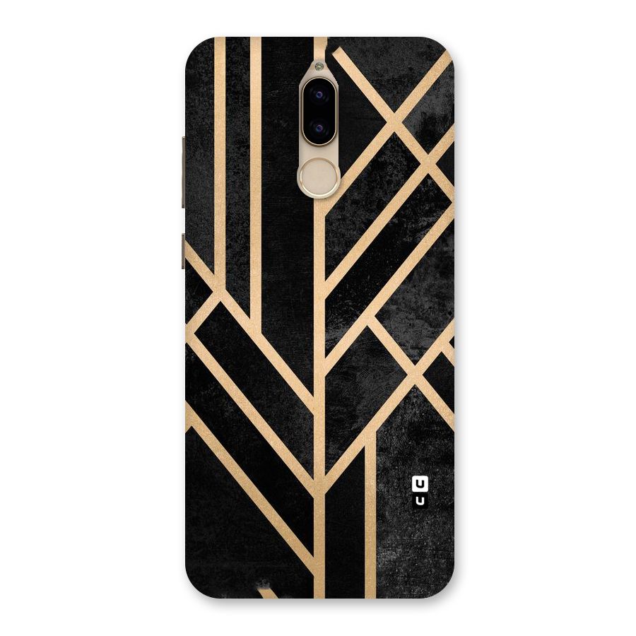 Tri Lines Gold Back Case for Honor 9i
