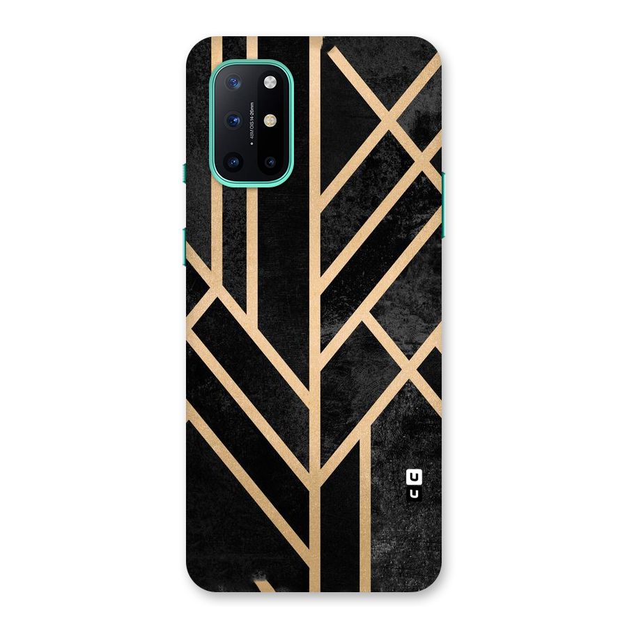 Tri Lines Gold Back Case for OnePlus 8T