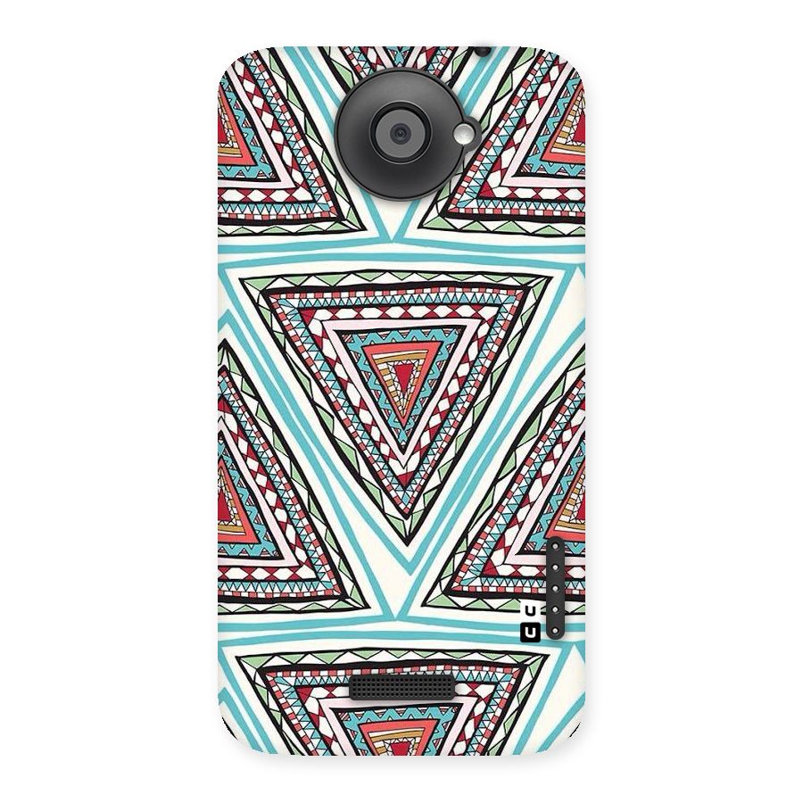 Triangle Abstract Mode Back Case for HTC One X