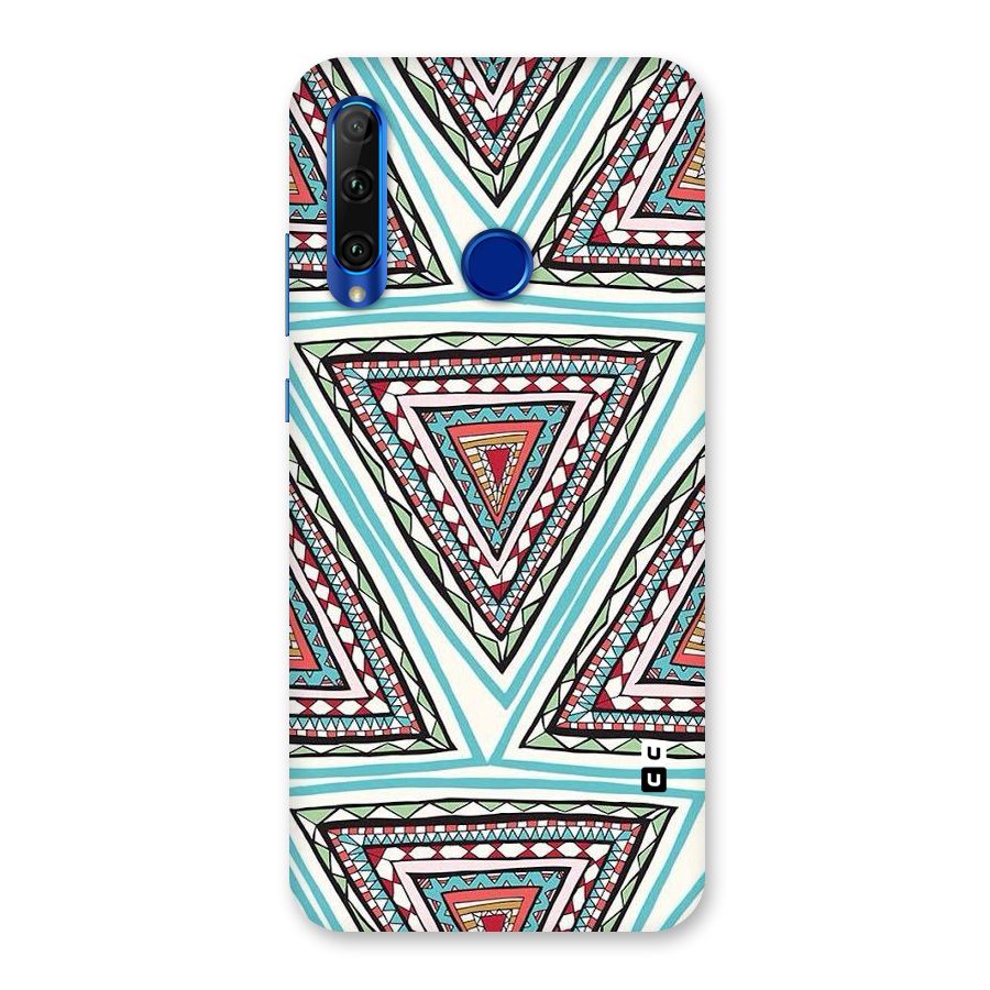 Triangle Abstract Mode Back Case for Honor 20i