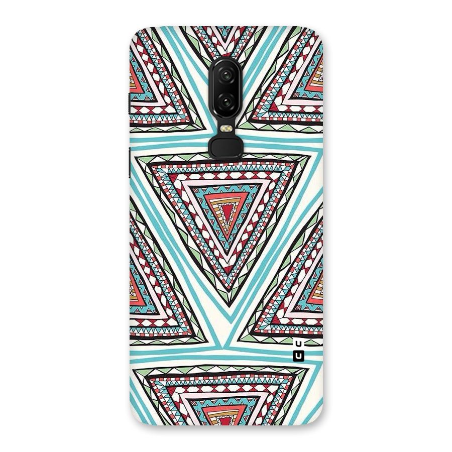 Triangle Abstract Mode Back Case for OnePlus 6