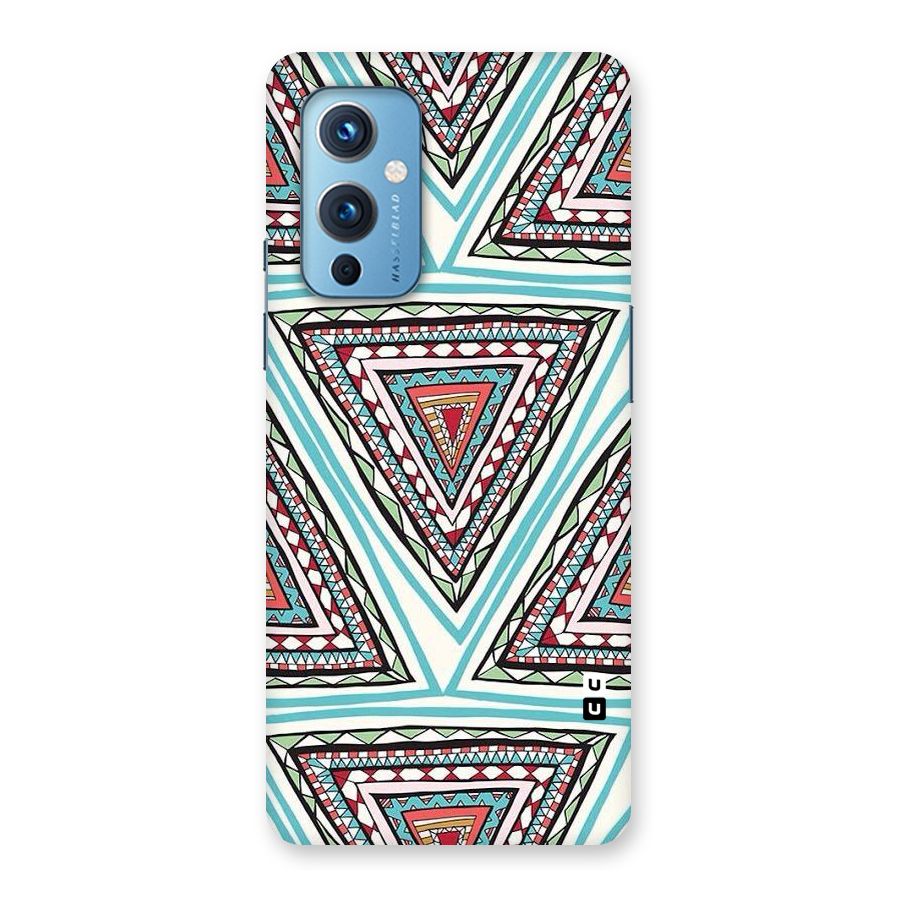 Triangle Abstract Mode Back Case for OnePlus 9