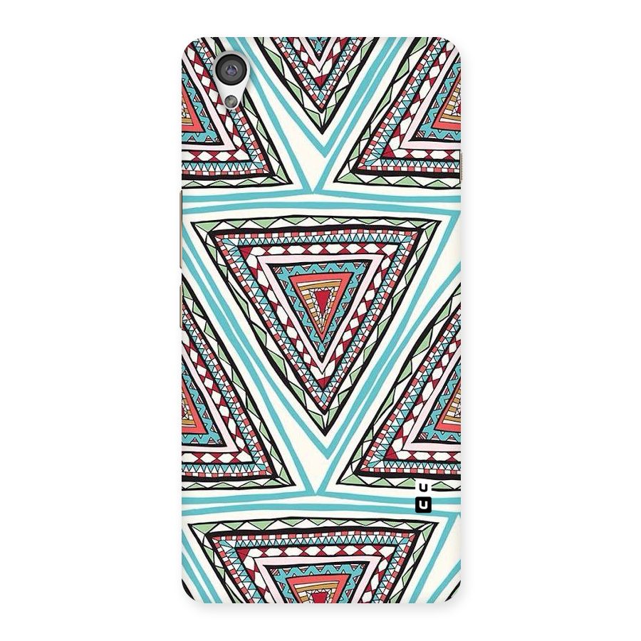 Triangle Abstract Mode Back Case for OnePlus X