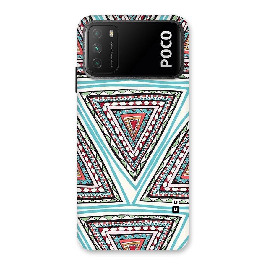 Triangle Abstract Mode Back Case for Poco M3