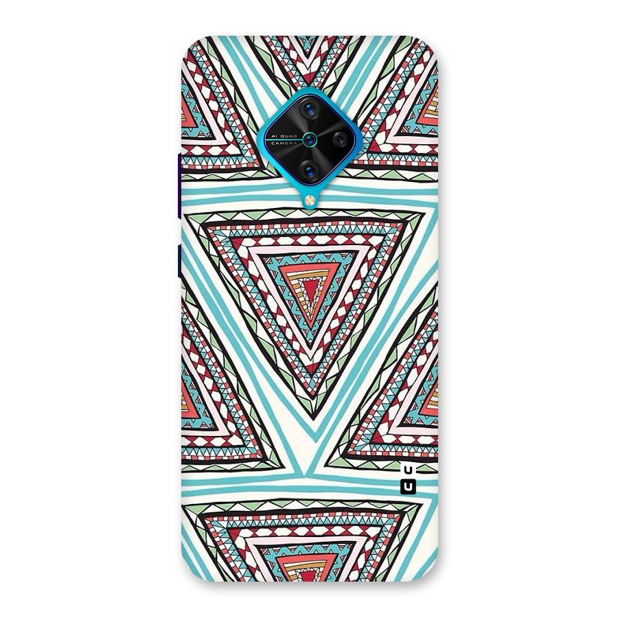 Triangle Abstract Mode Back Case for Vivo S1 Pro